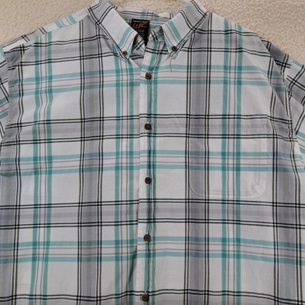 Walnut Creek Shirt Mens Size XL Plaid Short Sleeve Casual Button Up Nice - Picture 2 of 6